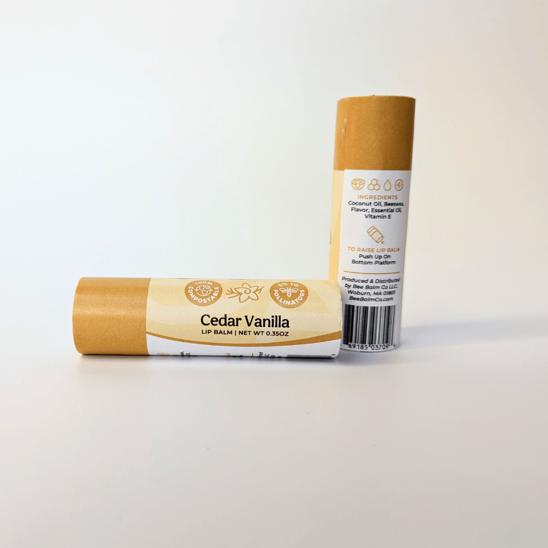 Cedar Vanilla Lip Balm - Lip Balm - Bee Balm Company LLC