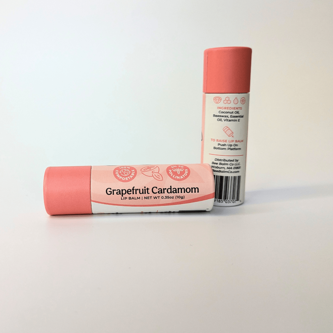 Grapefruit Cardamom Lip Balm - Lip Balm - Bee Balm Company LLC